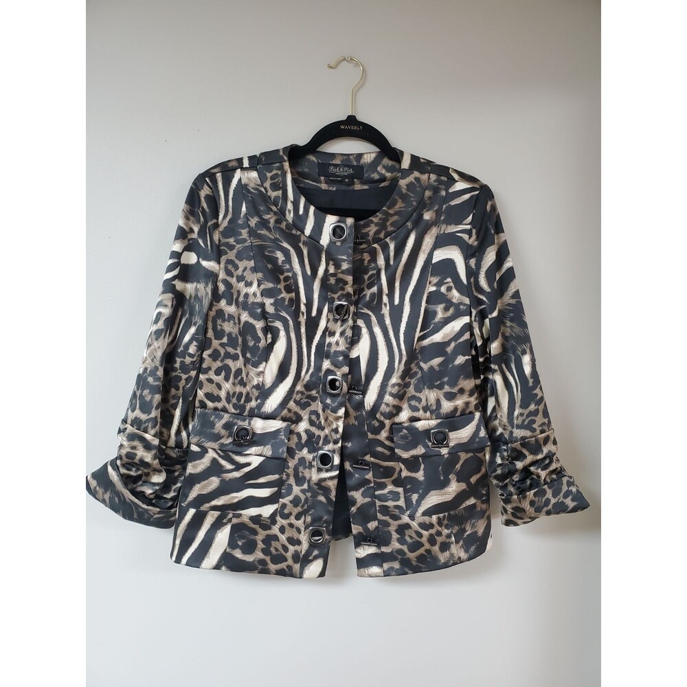 Peck & Peck Mid Sleeve Blazer